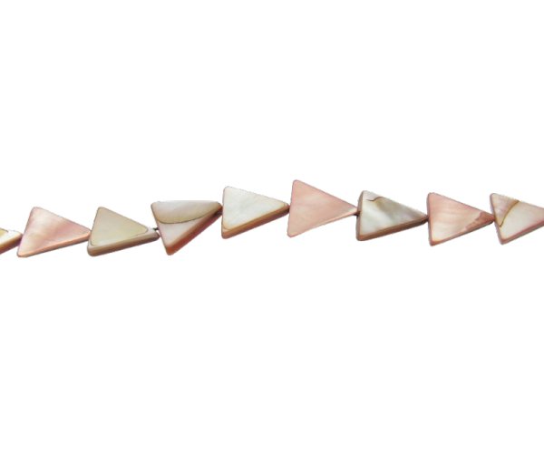 shell triangle shaped beads