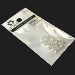 sterling silver tarnish resistant 3mm round spacer beads
