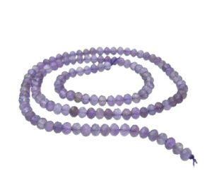 amethyst faceted rondelle natural gemstone beads australia