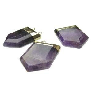 amethyst natural crystal pendant australia