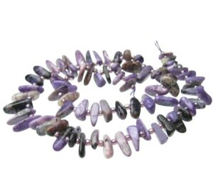 charoite gemstone nugget beads natural