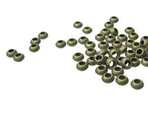 bronze rondelle spacer bead