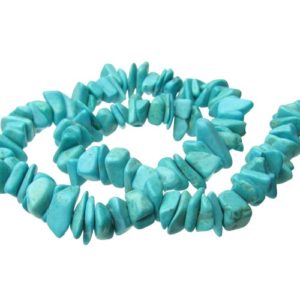 Turquoise Magnesite Large Chip Beads [strand]