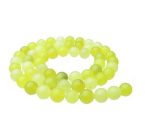 lemon jade 6mm round beads natural australia