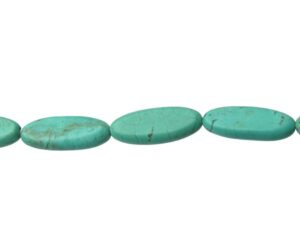 turquoise magnesite gemstone natural oval beads australia