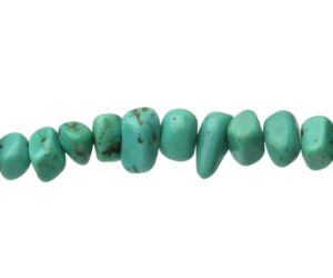 turquoise magnesite nugget gemstone beads