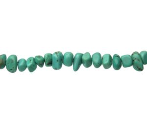 turquoise magnesite nugget gemstone beads