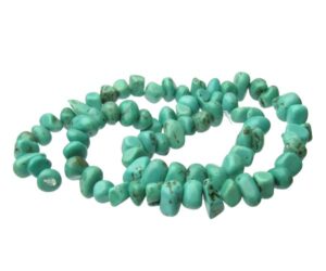 turquoise magnesite nugget gemstone beads