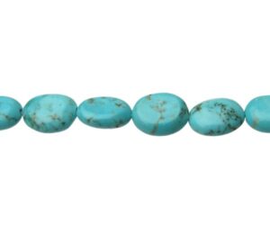 turquoise small gemstone oval beads diy