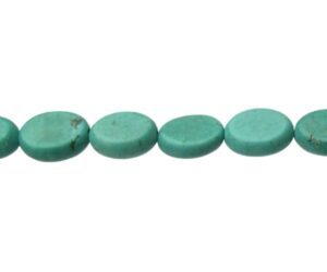 turquoise small oval gemstone beads