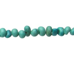 turquoise magnesite nugget gemstone beads