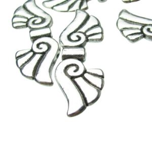 silver large angel wings