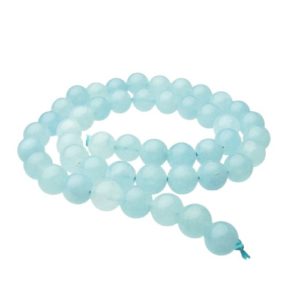 aquamarine gemstone beads natural crystals 8mm