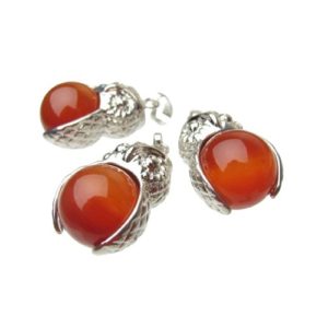 carnelian owl pendant australia