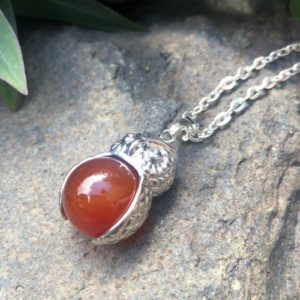 carnelian owl pendant australia
