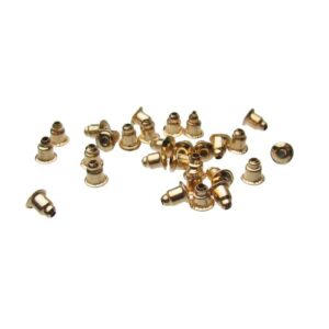 gold stud backs with rubber stopper