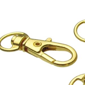 gold swivel keyring clasp