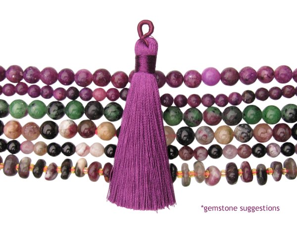 make it a mala plum purple gemstone suggestions