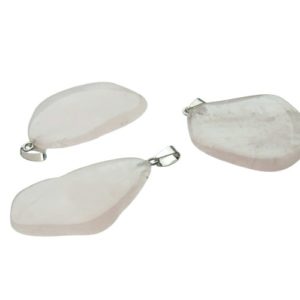 rose quartz gemstone pendant natural crystals australia