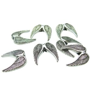 silver angel wings