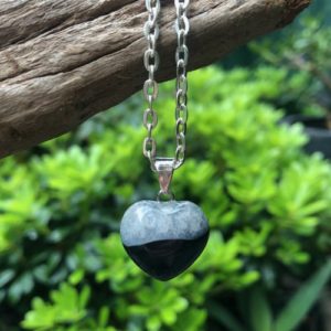 black agate gemstone pendant australia