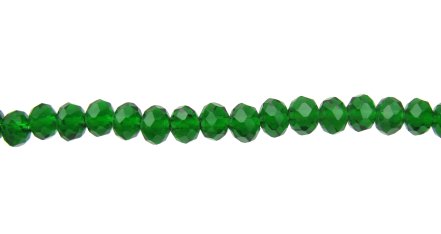 emerald crystal rondelle 3x4mm australia