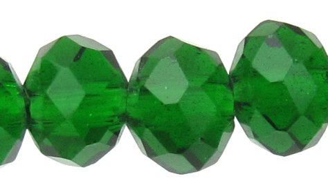 emerald crystal rondelle 3x4mm australia