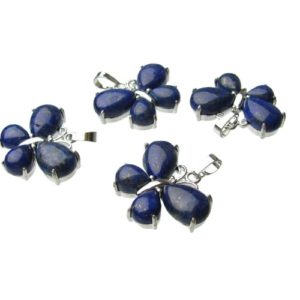 lapis lazuli butterfly pendant