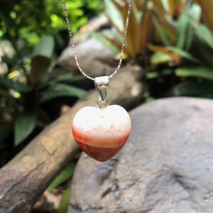 red agate with quartz gemstone pendant australia