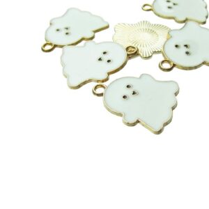 enamel ghost charms