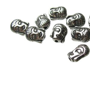stainless steel buddha beads