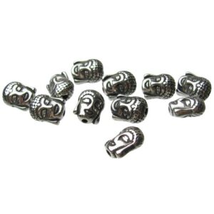 stainless steel buddha beads