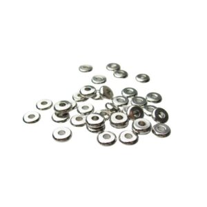 stainless steel 6mm wheel disc spacer beads