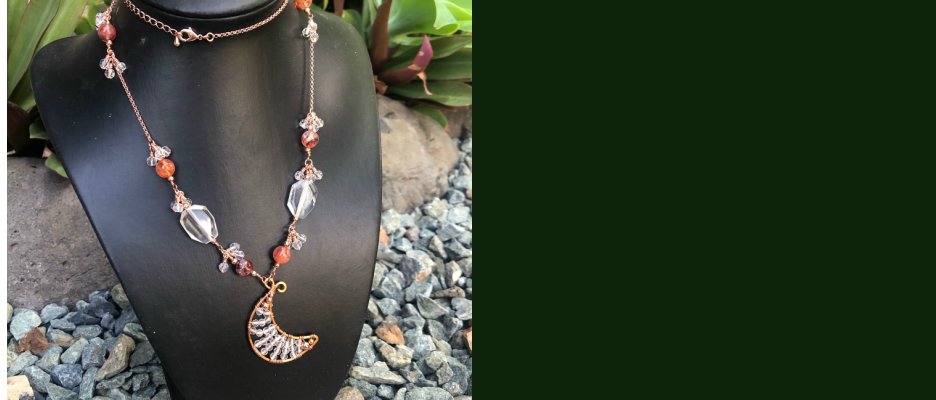 wire wrapped red quartz necklace tutorial