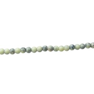 cream grey marble glass beads