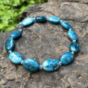 apatite gemstone oval beads natural crystals australia
