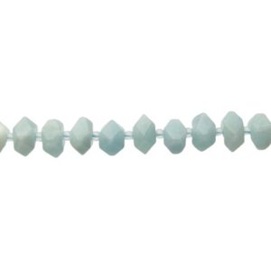 aquamarine mini nugget gemstone beads