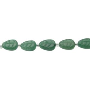 aventurine leaf gemstone beads australia