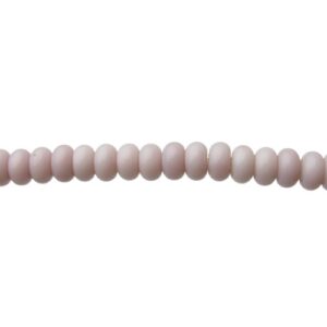 purple glass rondelle beads