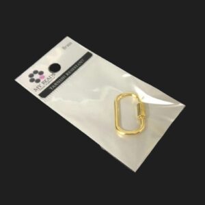 18k brass carabiner
