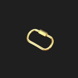 18k brass carabiner