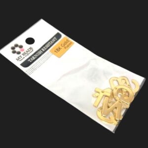 tarnish resistant alphabet letter charms 18k gold