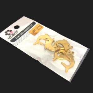 tarnish resistant gold dolphin charms