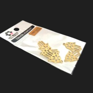 18k gold tarnish resistant charms hamsa