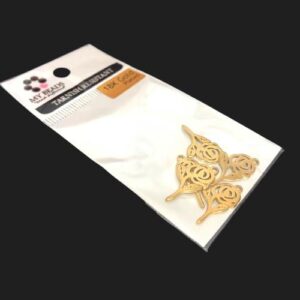 tarnish resistant rose charm 18k gold