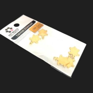 Tarnish Resistant Turtle Charms – 18K Gold Plated Stainless Steel [5pcs]