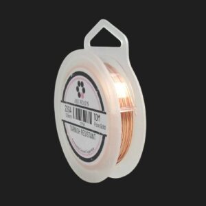 tarnish resistant wire 22ga rose gold