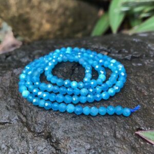 apatite 3mm faceted beads