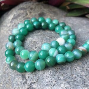 green aventurine round beads 8mm