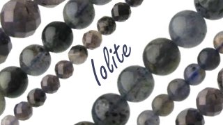 Iolite natural gemstone beads Australia